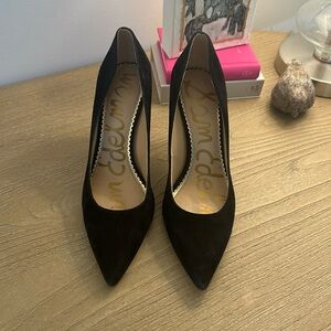 Sam Edelman Black Suede Heels